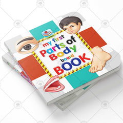 Husnain Hard Qaida Parts Of Body CD Size