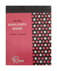 Rizwan Duplicate Book Normal 100 pages Medium Size