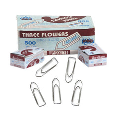 Three Flowers Paper Clips 40mm