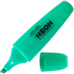 Dollar Neon HighLighter Turquoise