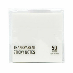 Sticky Notes 76x76 Transparent