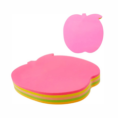 Sticky Notes Apple Shaped Multi Neon Colours