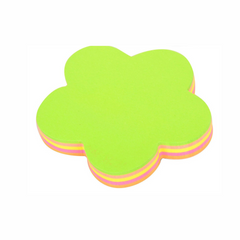 Sticky Notes Flower Shaped Multi Neon Colours