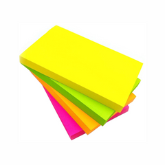 Sticky Notes 51x76mm Multi Neon Colours