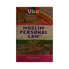 UBC Muslim Personal Law by Muhammad Amir for LLB Part 2