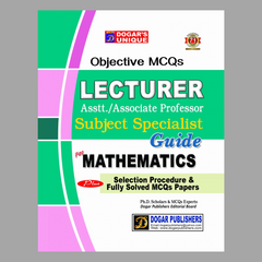 Dogar Unique Mathematics Lecturers' Guide