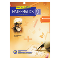Unique Notes Mathematics 9 EM