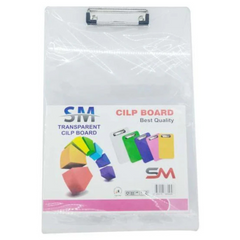 Next PVC Clip Board Transparent Large