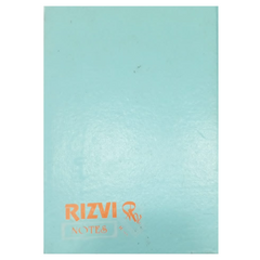 Rizvi Hardback Notebook Diary R5 BL SIMPLE PAPER