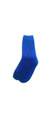 Afser Unisex Super Soft Blue Cotton Socks for School Uniforms