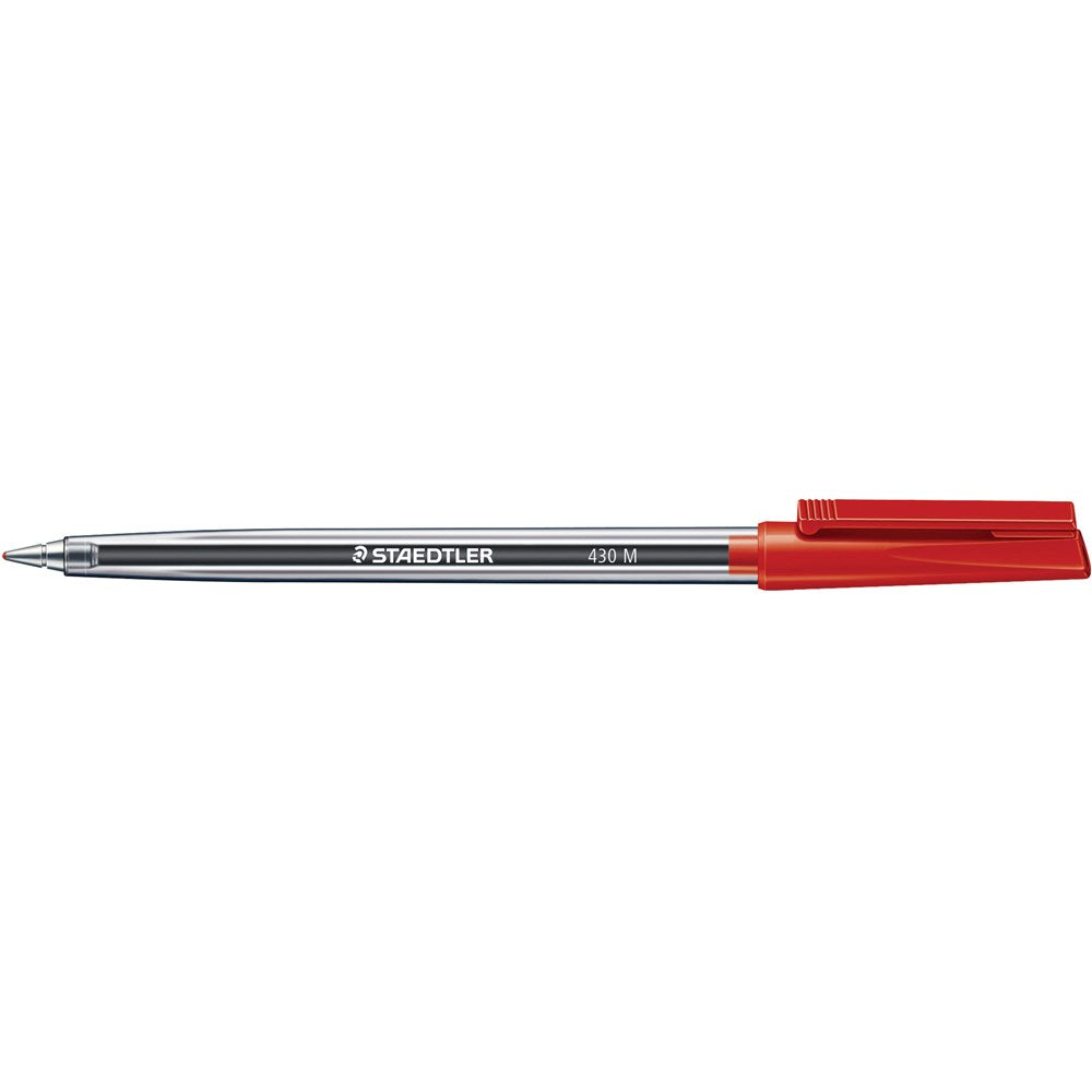 Staedtler Stick 430 Soft BallPOINT Red