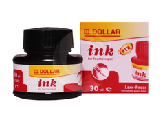 Dollar Fountain Pen INK 30 ml Red