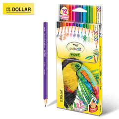 Dollar My Pencil Wow Colour Pencil 12 Set Large