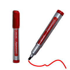 Dollar Permenant Marker Red Cut Tip