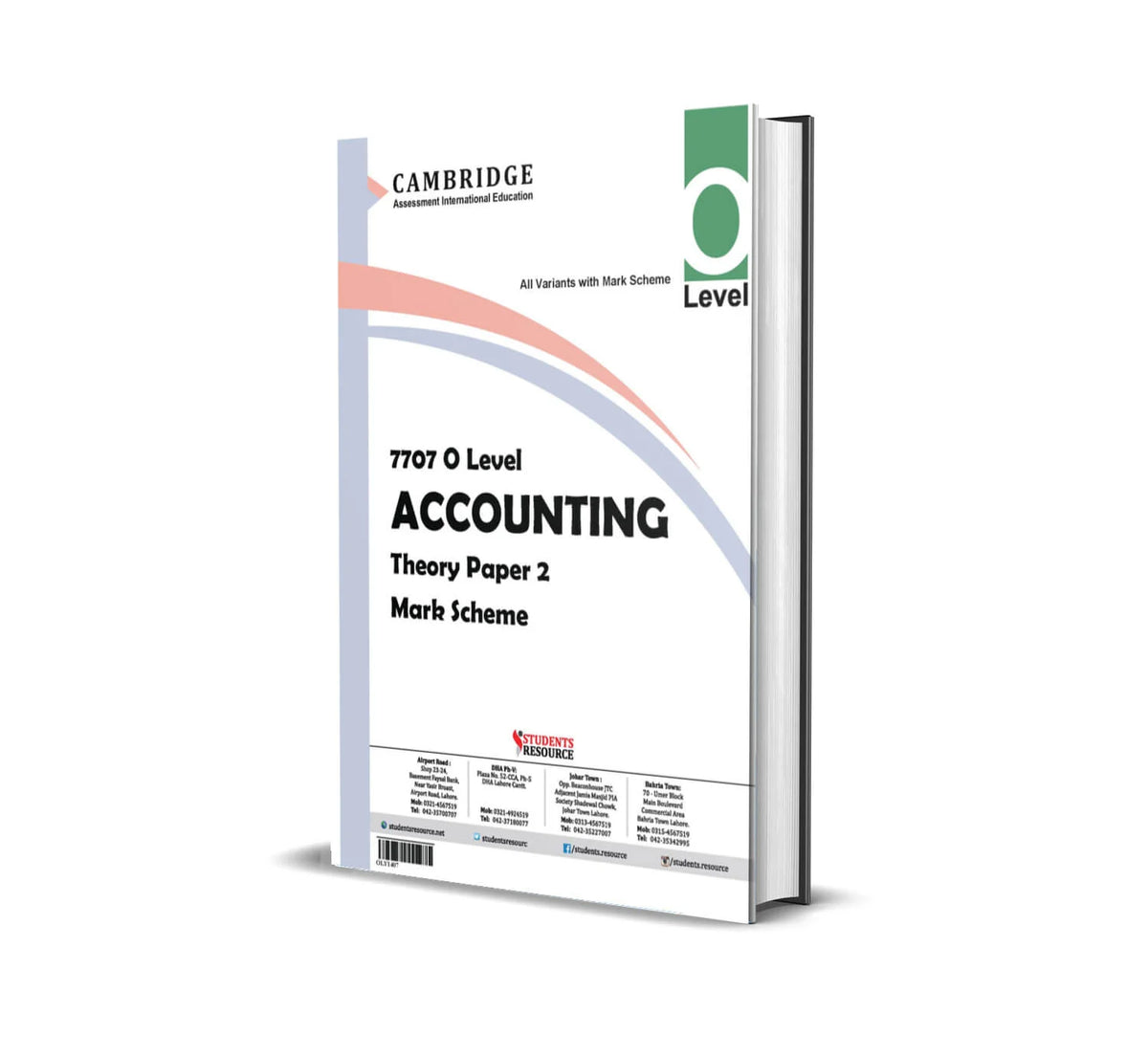 Student Resource Accounting O Level Yearly P2 2019-2024