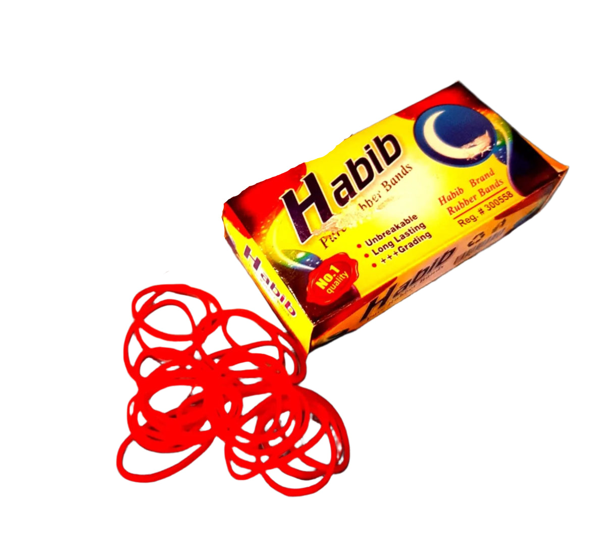 Habib Brand Rubber Band Red