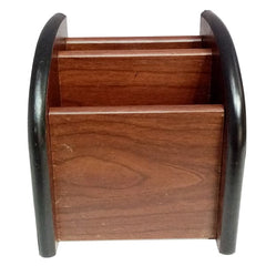 Pen Jar Wooden Square