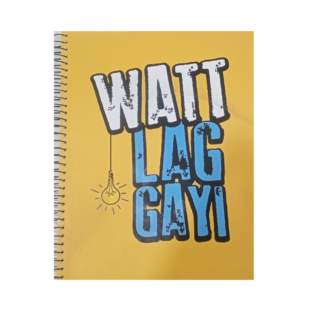Moon Quotation 8 Subject Notebook