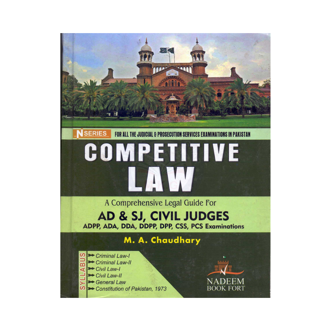 N Series Competitive Law Objective LLB CSS Entry Test by MA Chaudhary