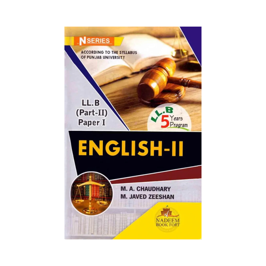 N Series English 2 LLB Part 2 P1 by MA Chaudhary