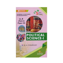 N Series Political Science 1 LLB Part 1 P3 MA Chaudhary