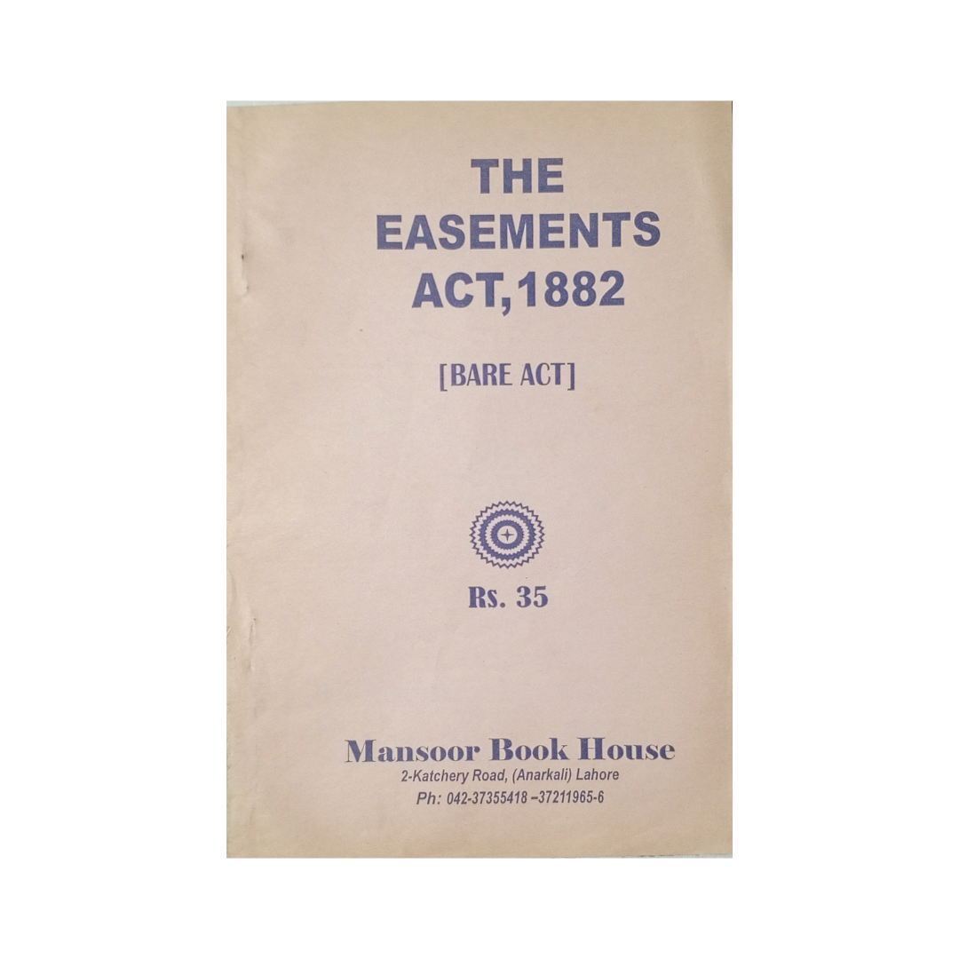 The Easements Act 1882 Bare Art