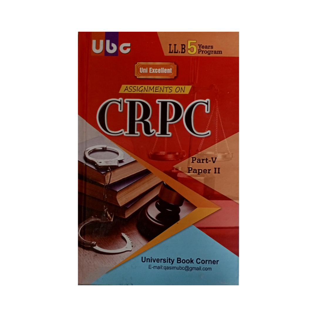 UBC CRPC by Khurram Amir Qureshi for LLB Part 5