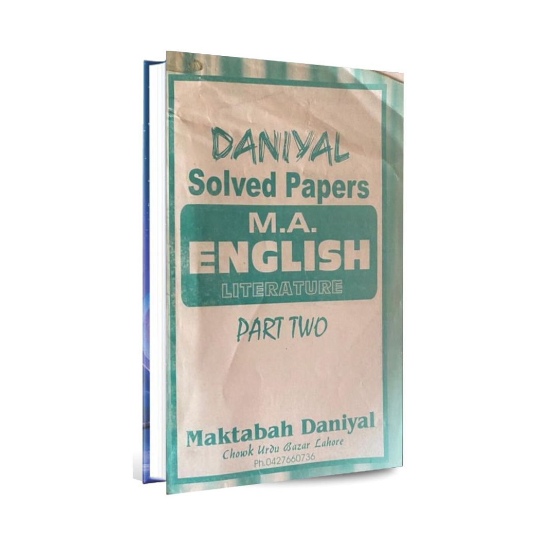 D Up To Date Series Solved Paers MA English Literature Part 2 By M Aleem Adeel