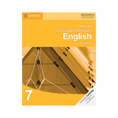 Cambridge Checkpoint English Workbook 7 by Marian Cox