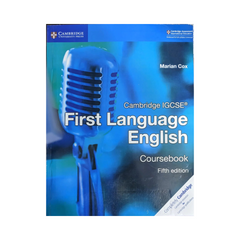 Cambridge IGCSE First Language English Coursebook by Marian Cox 5th Edition