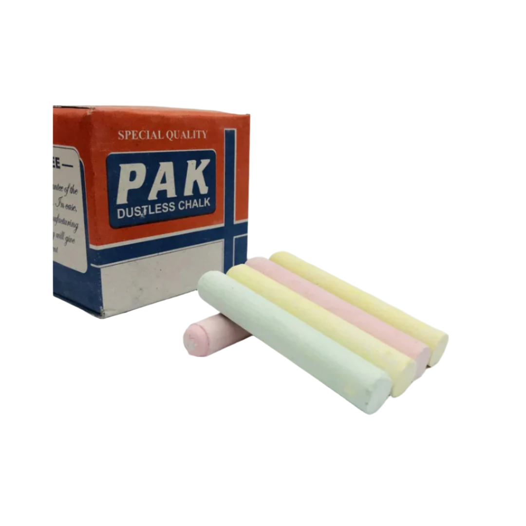 Pak Dustless Chalk Coloured