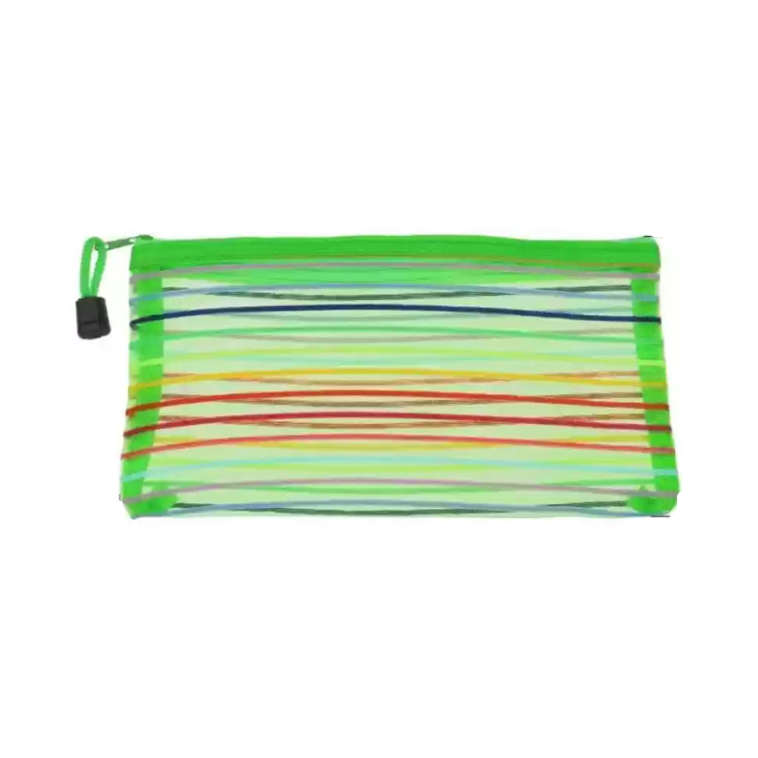 Net Stationery Pouch Coloured Lines