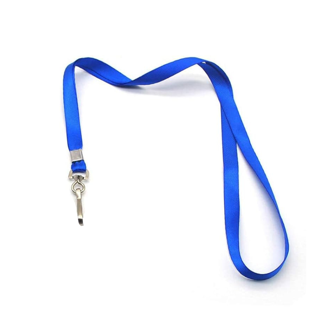 Name Tag Lanyard Steel Blue