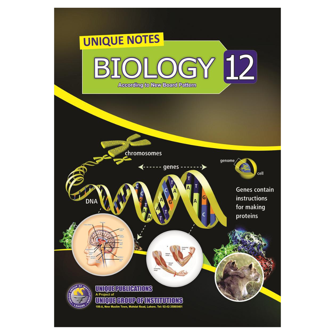 Unique Notes Biology 12 EM
