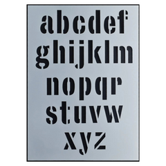 Stencil Small abc Small