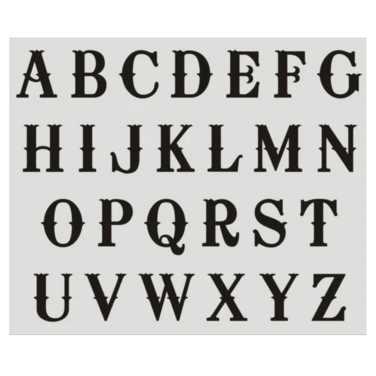 Stencil Capital ABC Medium