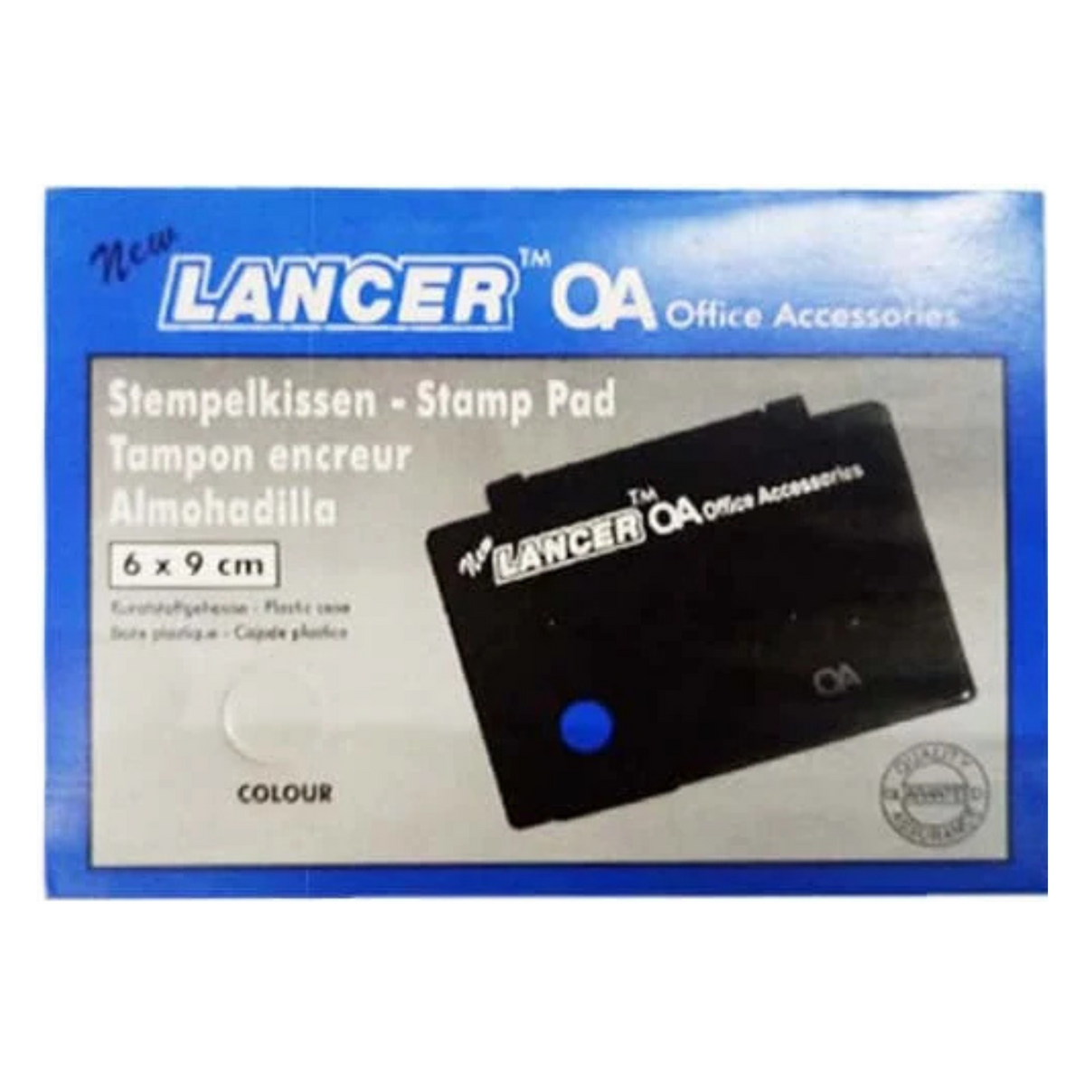 Stamp Pad New Lancer 6-9cm Blue