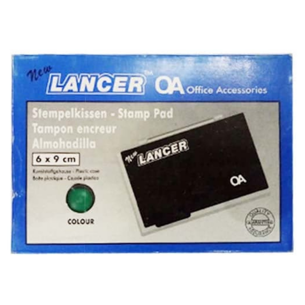 Stamp Pad New Lancer 6-9cm Green