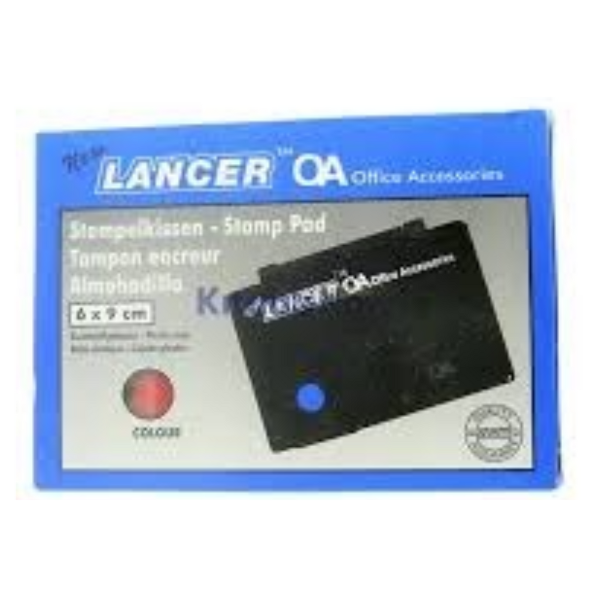 Stamp Pad New Lancer 6-9cm Red