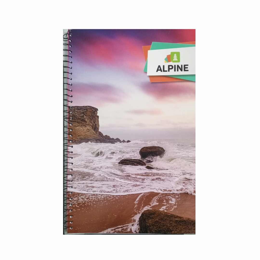 Alpine Pakistan Ring Register Narrow Line 200 Pages