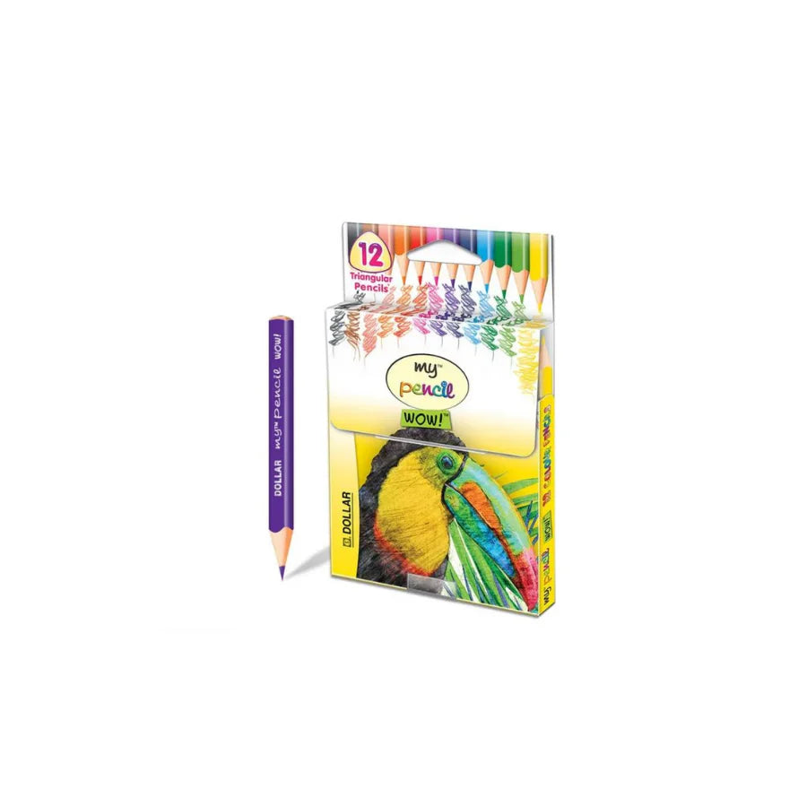 Dollar My Pencil Wow Colour Pencil 12 Set Small