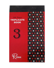 Rizwan Triplicate Book 100 pages Pad