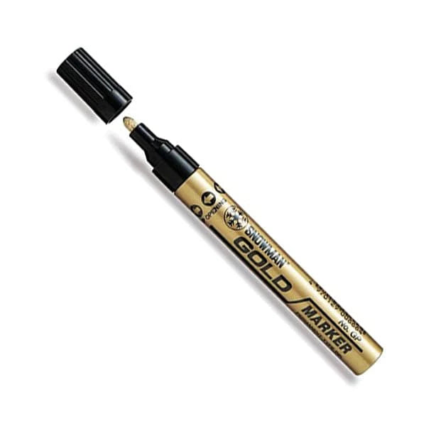 Snowman Golden Marker Large