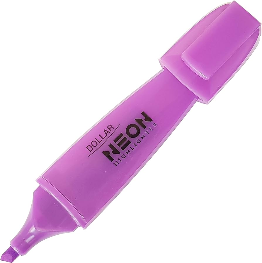 Dollar Neon HighLighter Violet